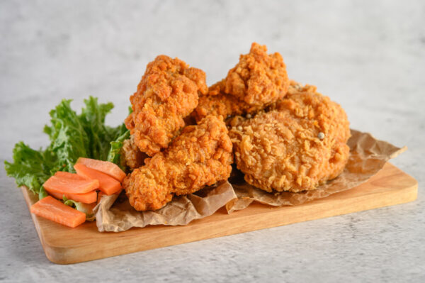 Crispy fried chicken